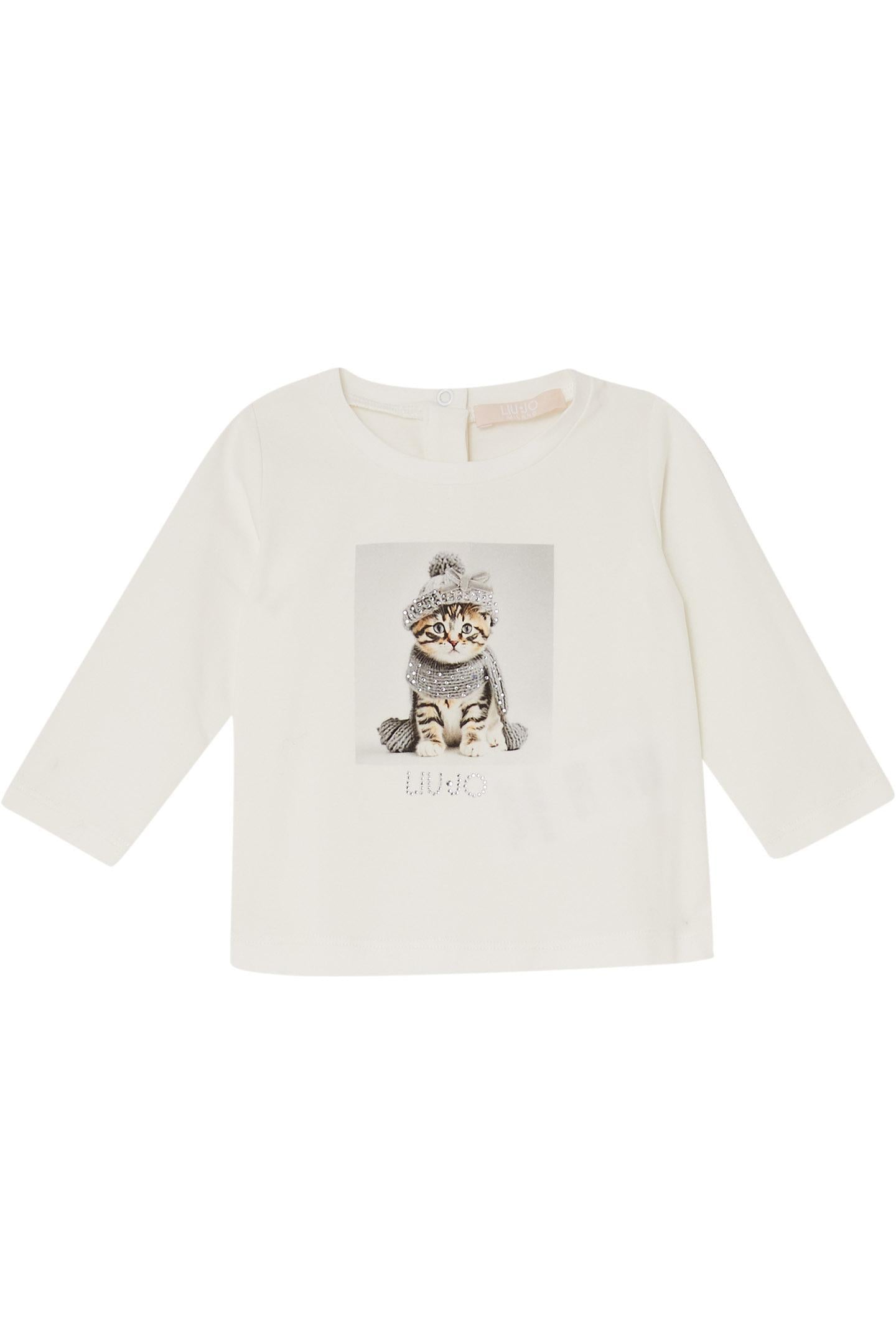 LIU JO BABY T-SHIRT GATTO